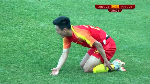 足球友谊赛：中国男足U23VS朝鲜U23