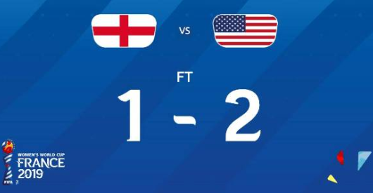 7月03日 女足世界杯半决赛 英格兰女足vs美国女足 全场录像