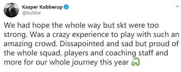 SPY Kobbe发推感慨：对这一年感到自豪