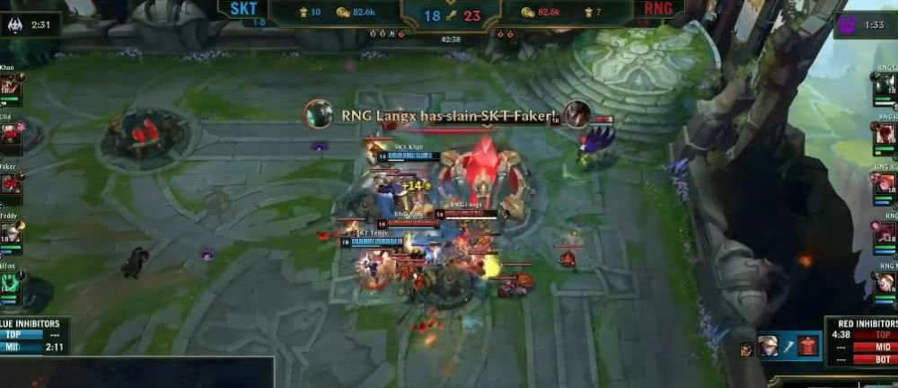 SKT对阵RNG外网收视率出炉:203万人次排历史第3