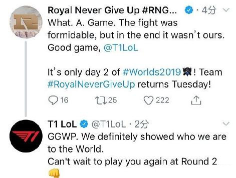 S9小组赛次日RNG遗憾负于SKT 赛后粉丝却乐观起来?