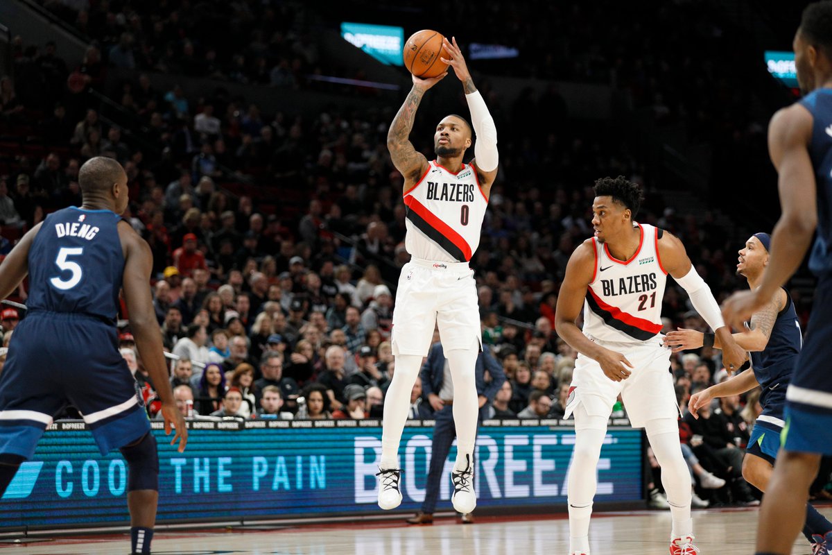 利拉德盛赞怀特塞德：他在攻防两端的表现都非常出色