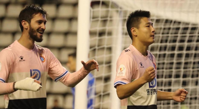 武磊蝎子摆尾破门+双响，西班牙人客场2-0莱里达