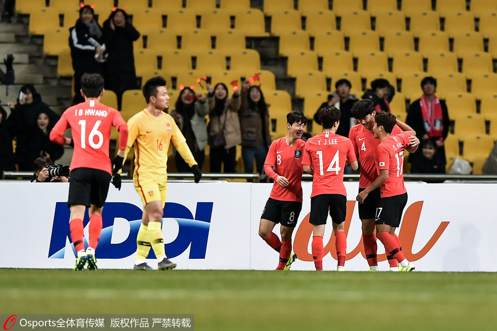 国足虽仅输一球却近乎绝望 东亚杯已连续6场不胜