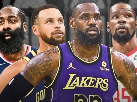 不老传奇！NBA官方点赞四大巨星：詹杜库登携手刷新得分神迹